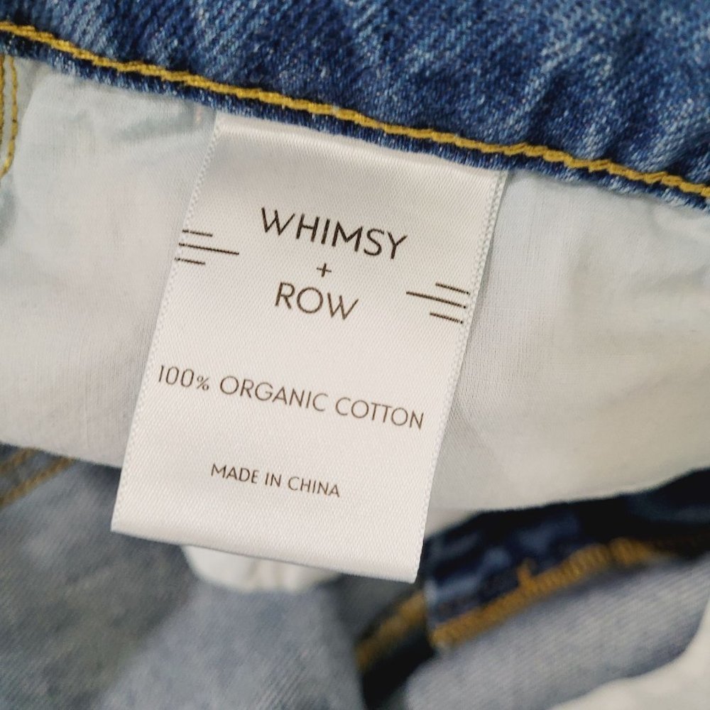 Whimsy + Row Light Blue Wide Leg Cropped Jeans - Picture 5 of 7